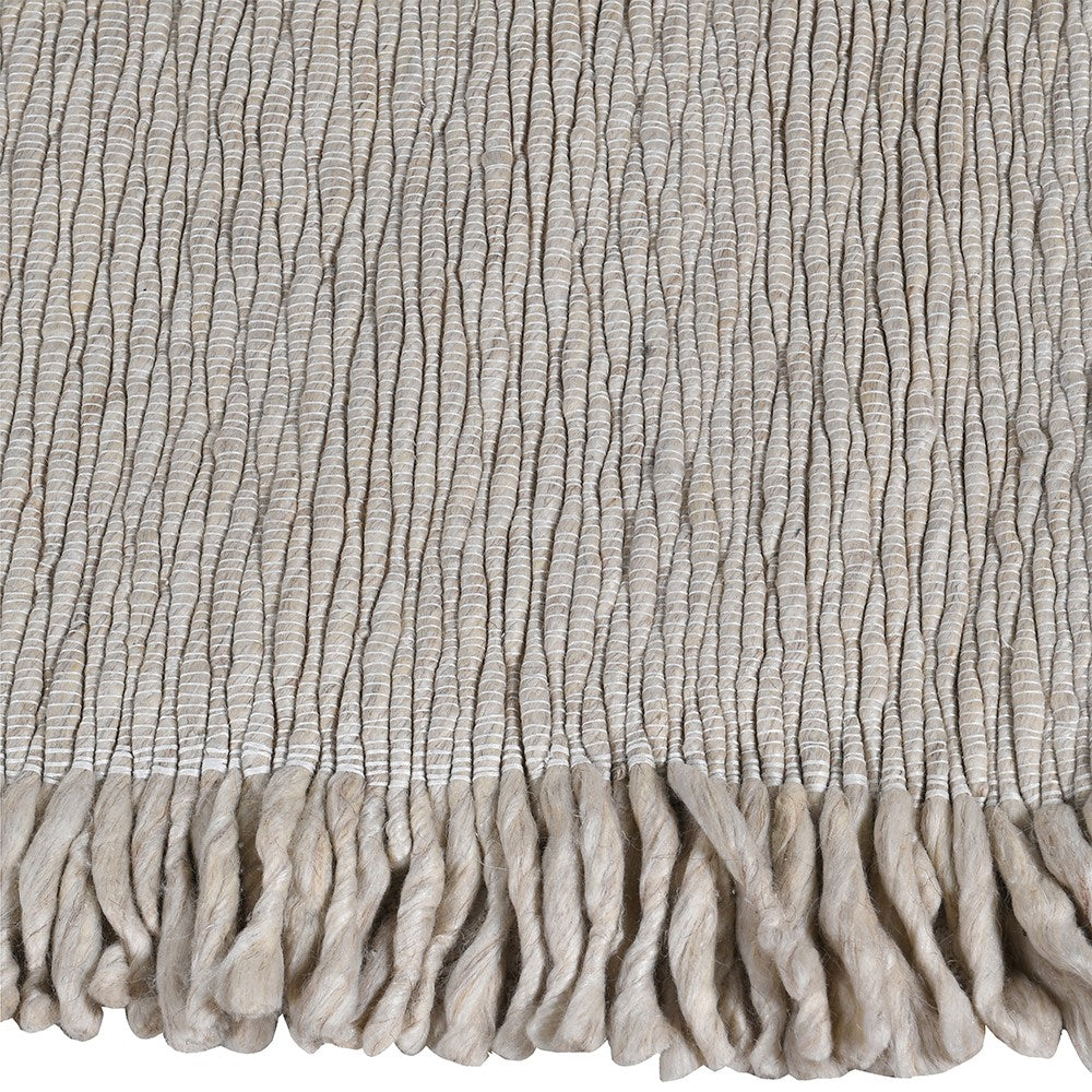 Fringed Wool Rug