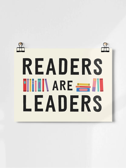 Readers are Leaders  - A3 Giclee Print