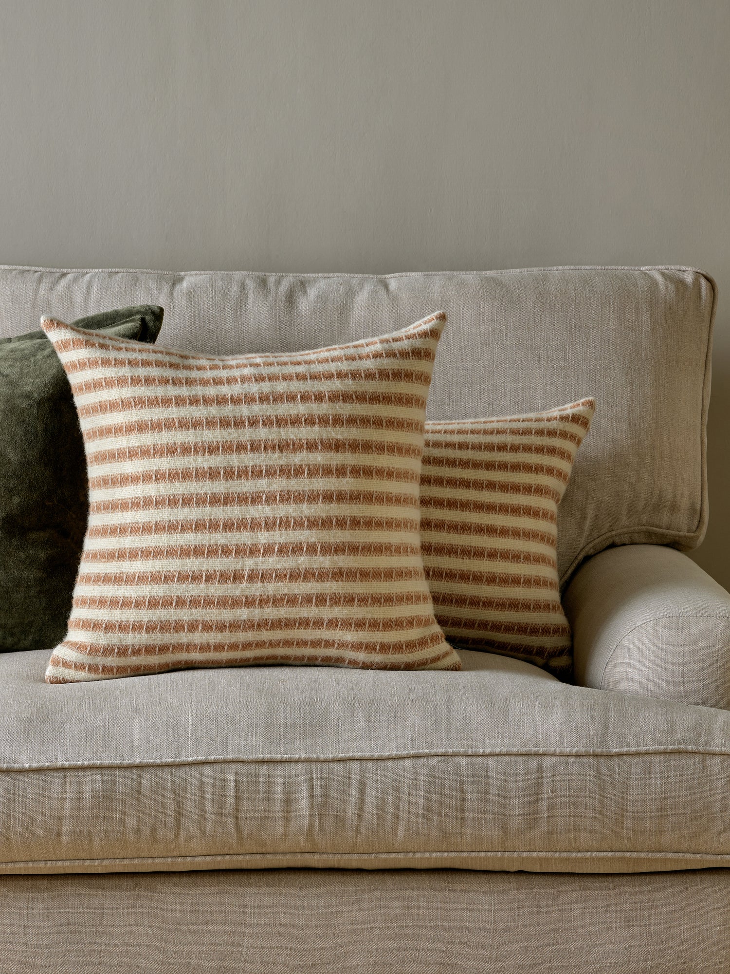 Sanval Wool Cushion Rust