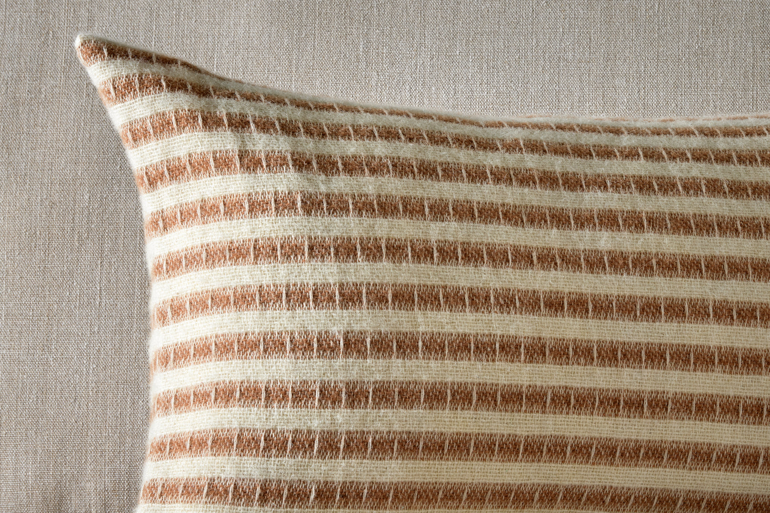 Sanval Wool Cushion Rust