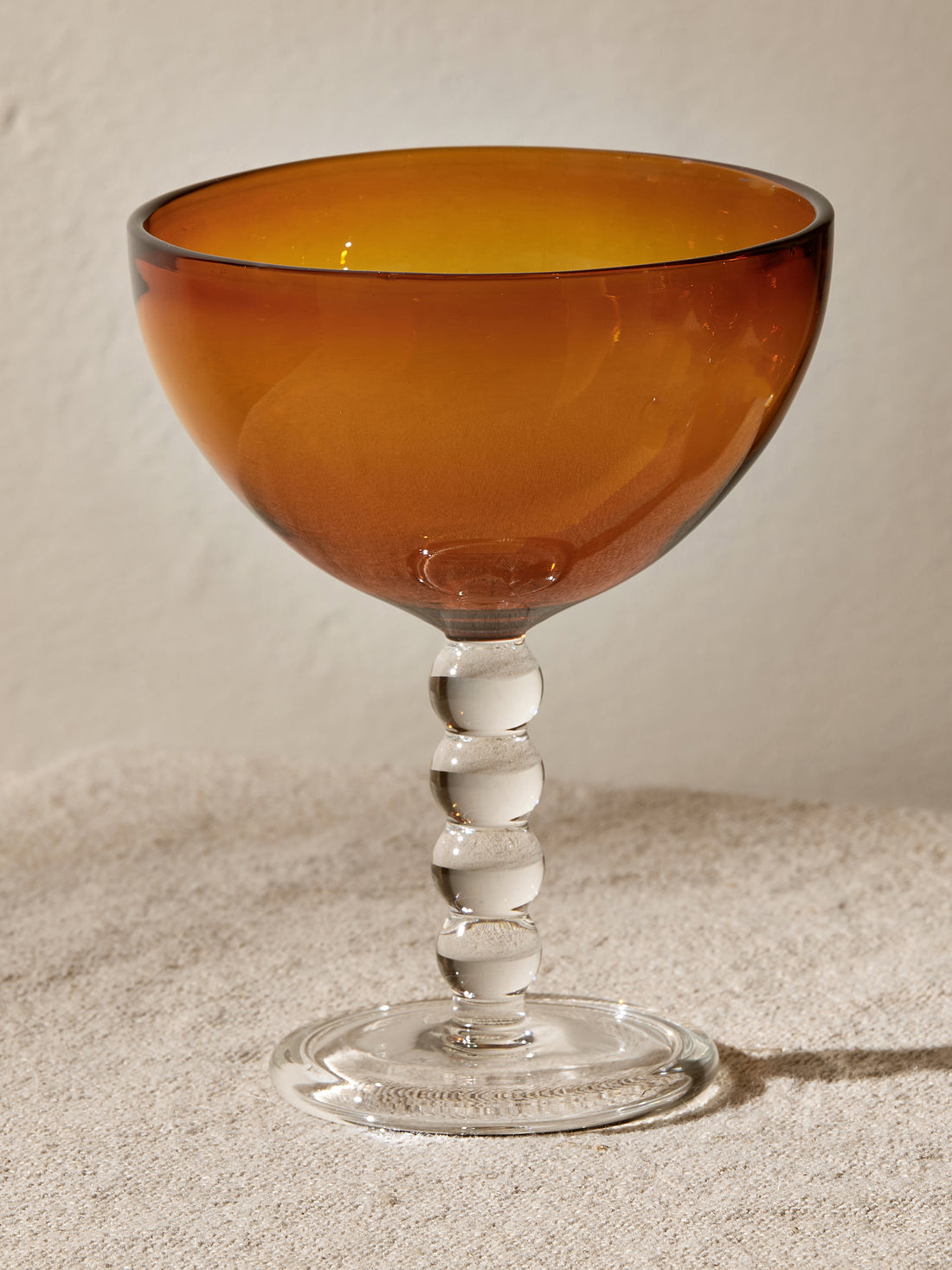 Thimma Coupe Glass Amber