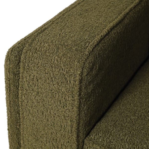 Olive Boucle Sofa