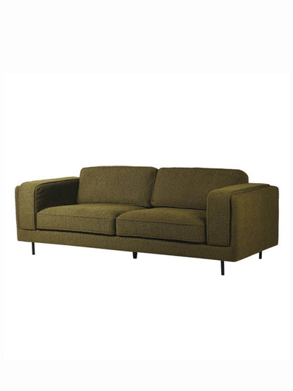 Olive Boucle Sofa