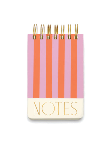 Twin Wire Notepad - Stripes