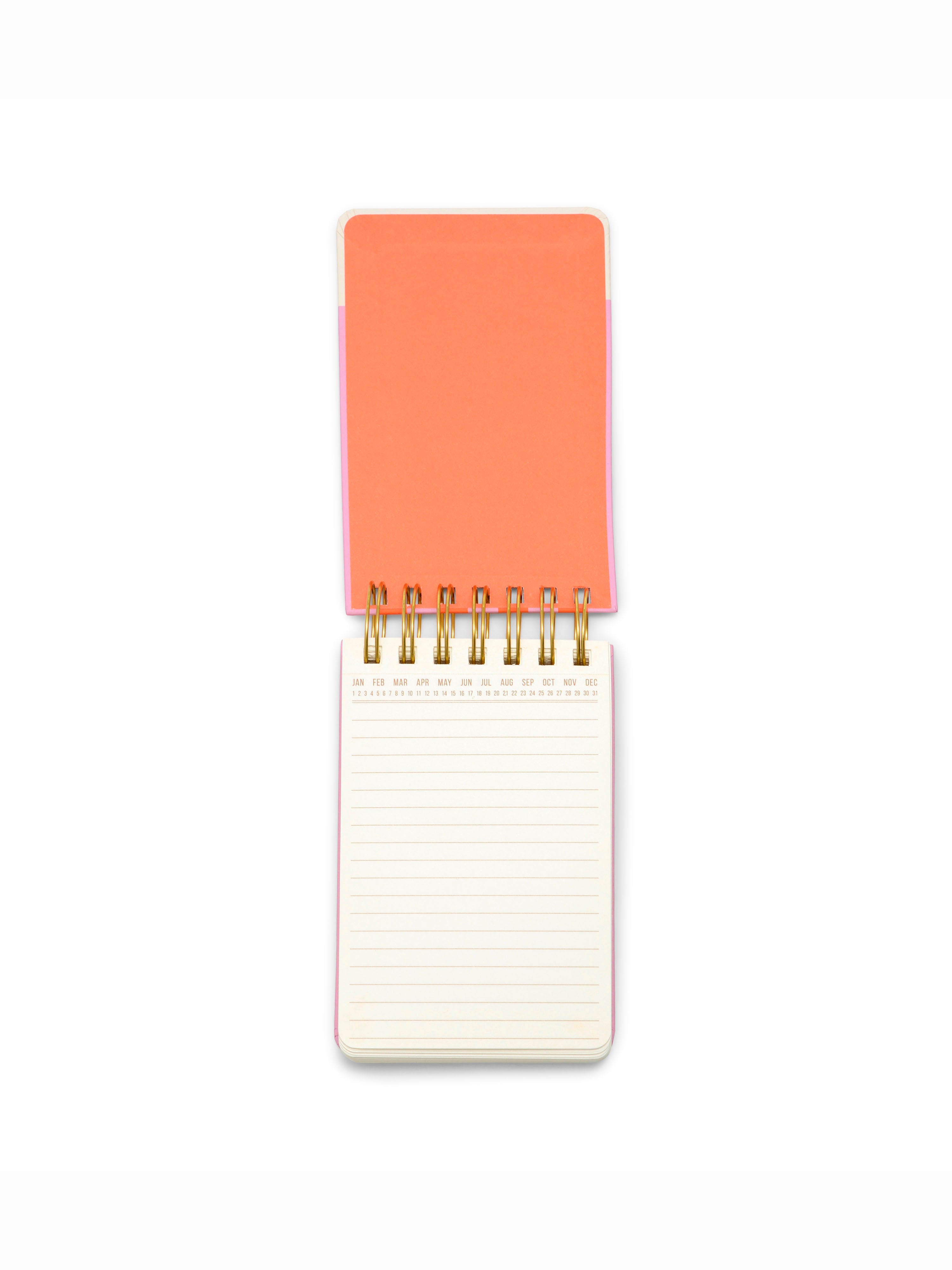 Twin Wire Notepad - Stripes