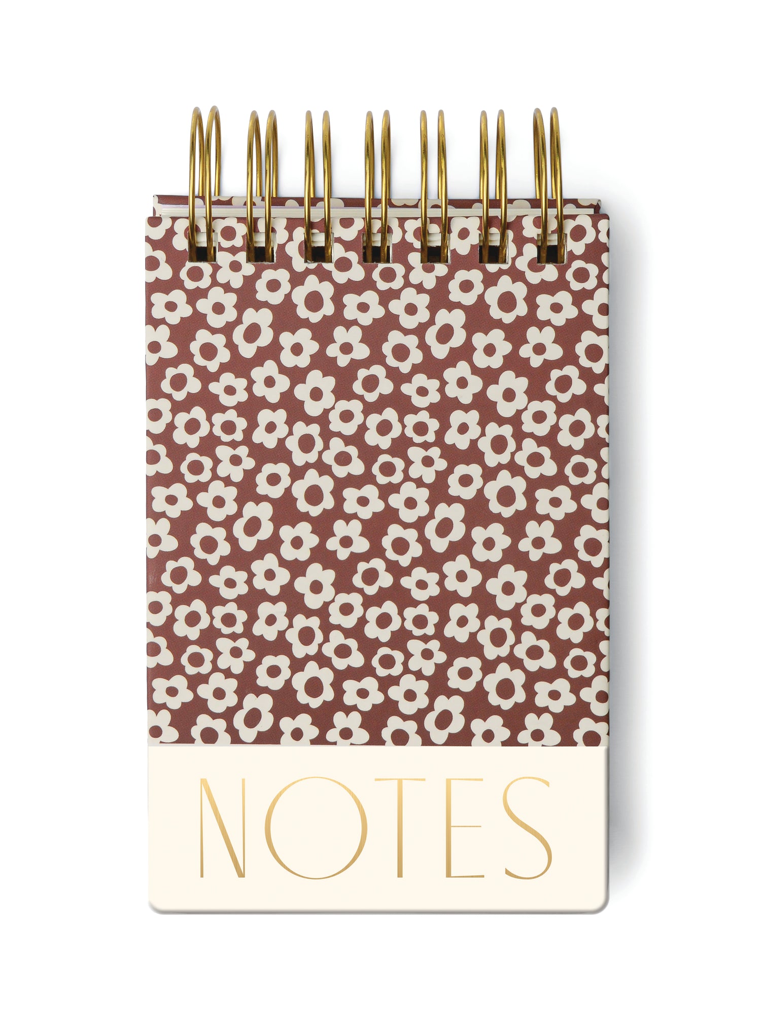 Twin Wire Chunky Notepad - Groovy Floral