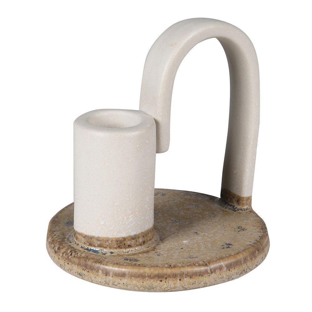 Arc Ceramic Candle Holder