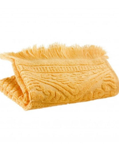 Embossed Jacquard Towel in Mimosa - 4 Sizes Available