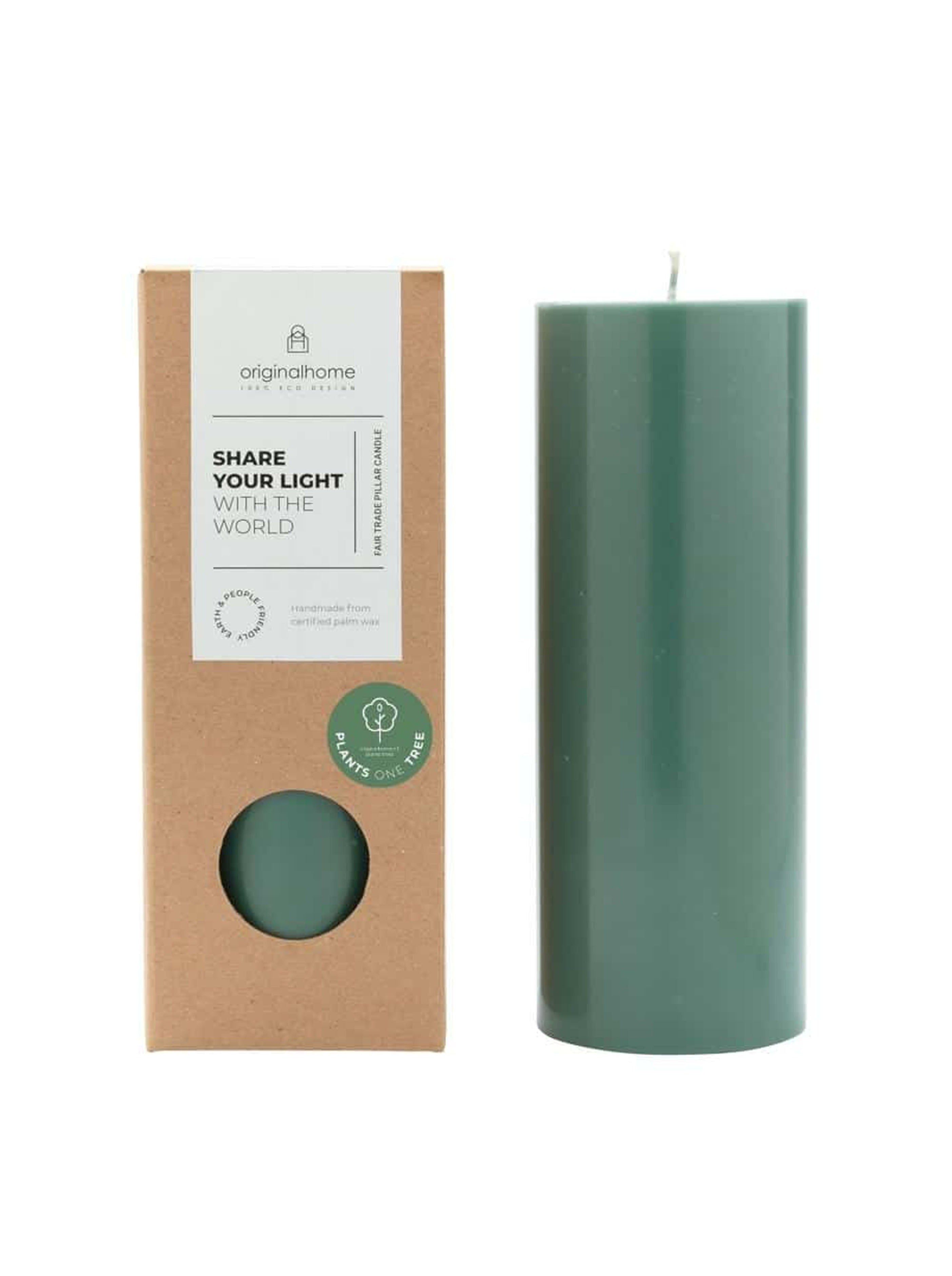 Natural Handcrafted Pillar Candle - Medium - 5 Colours Available