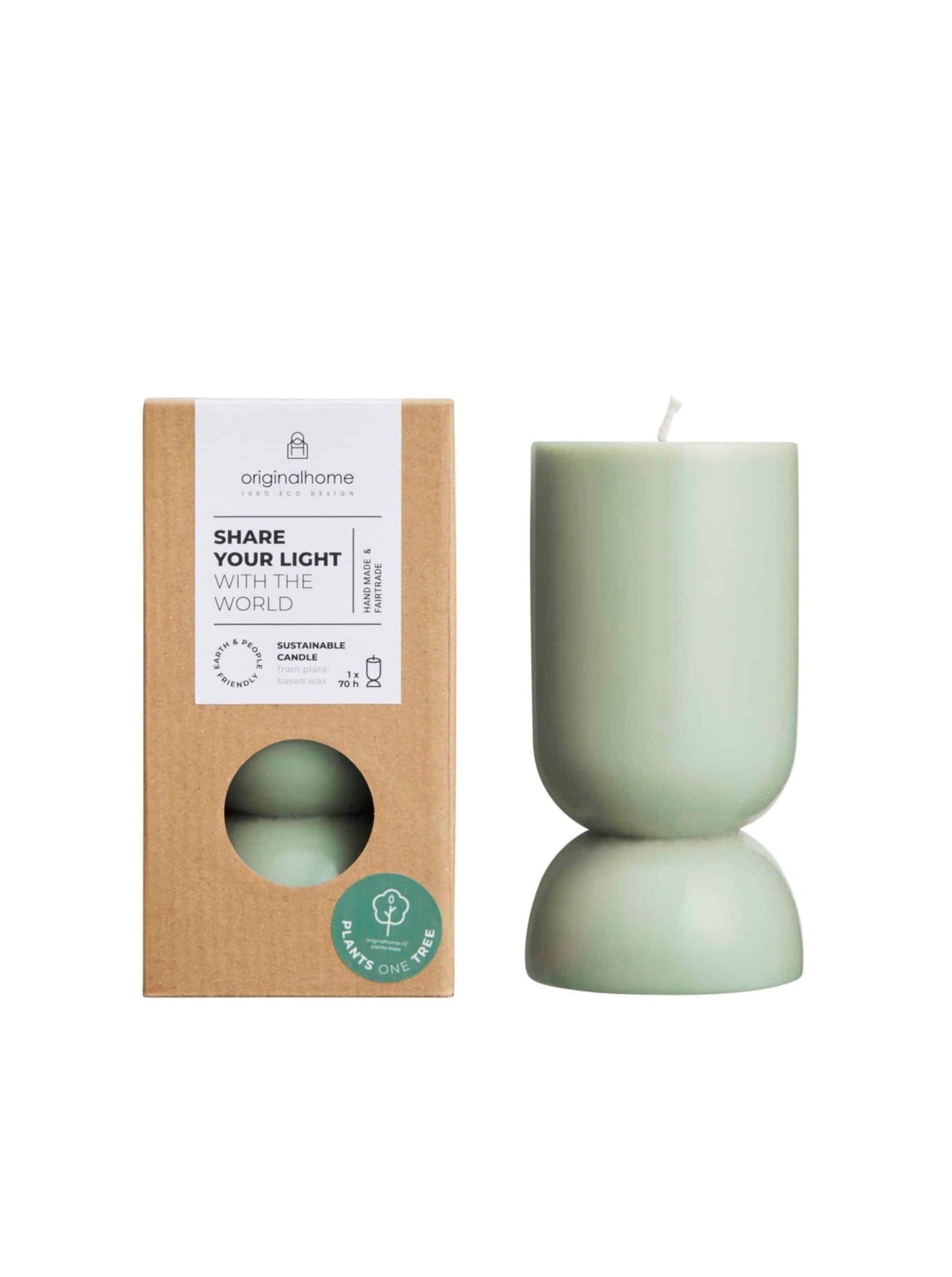 Sculptural Organic Candle - Small - 4 Colours Available