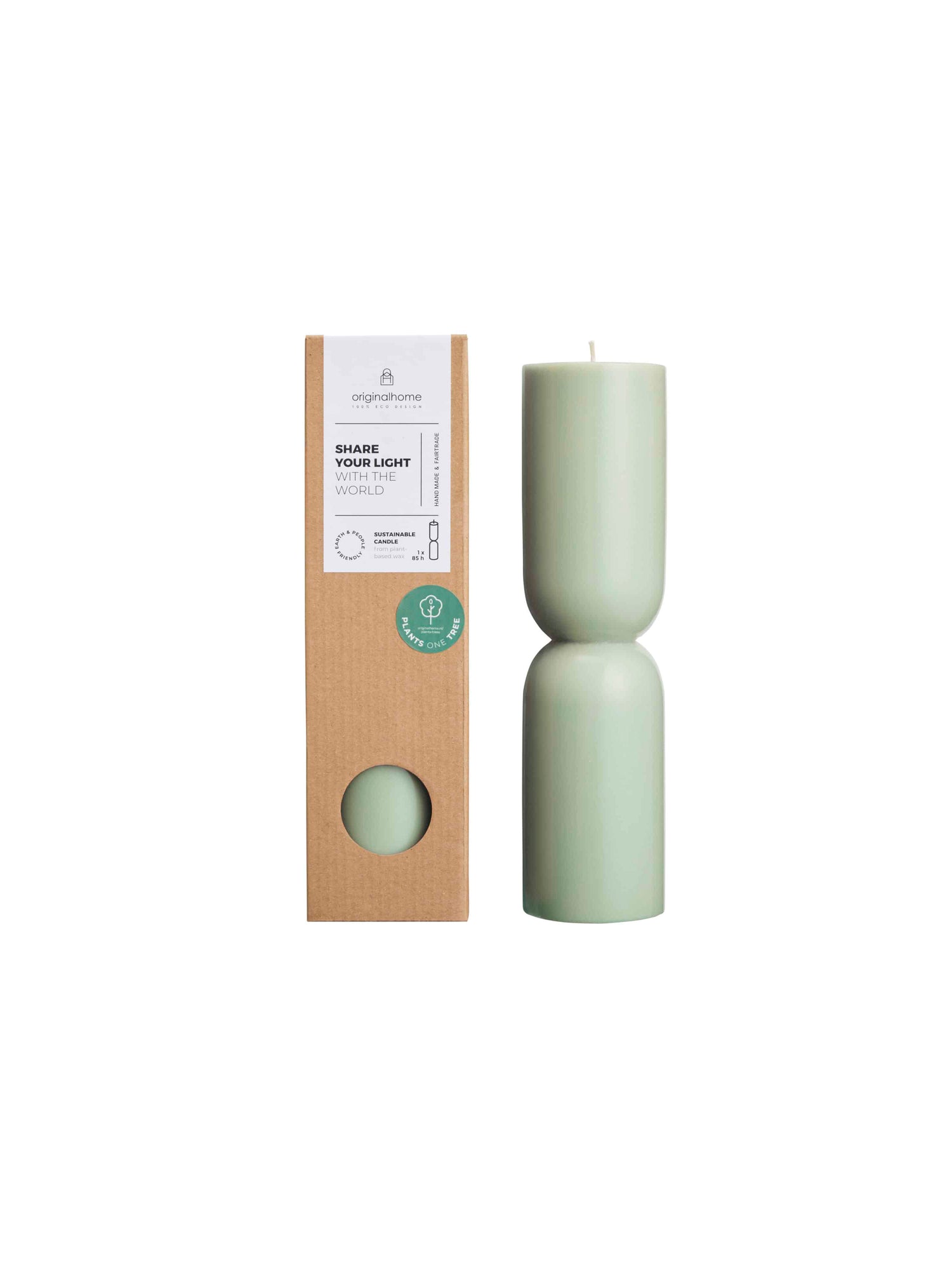 Sculptural Organic Candle - Large - 4 Colours Available