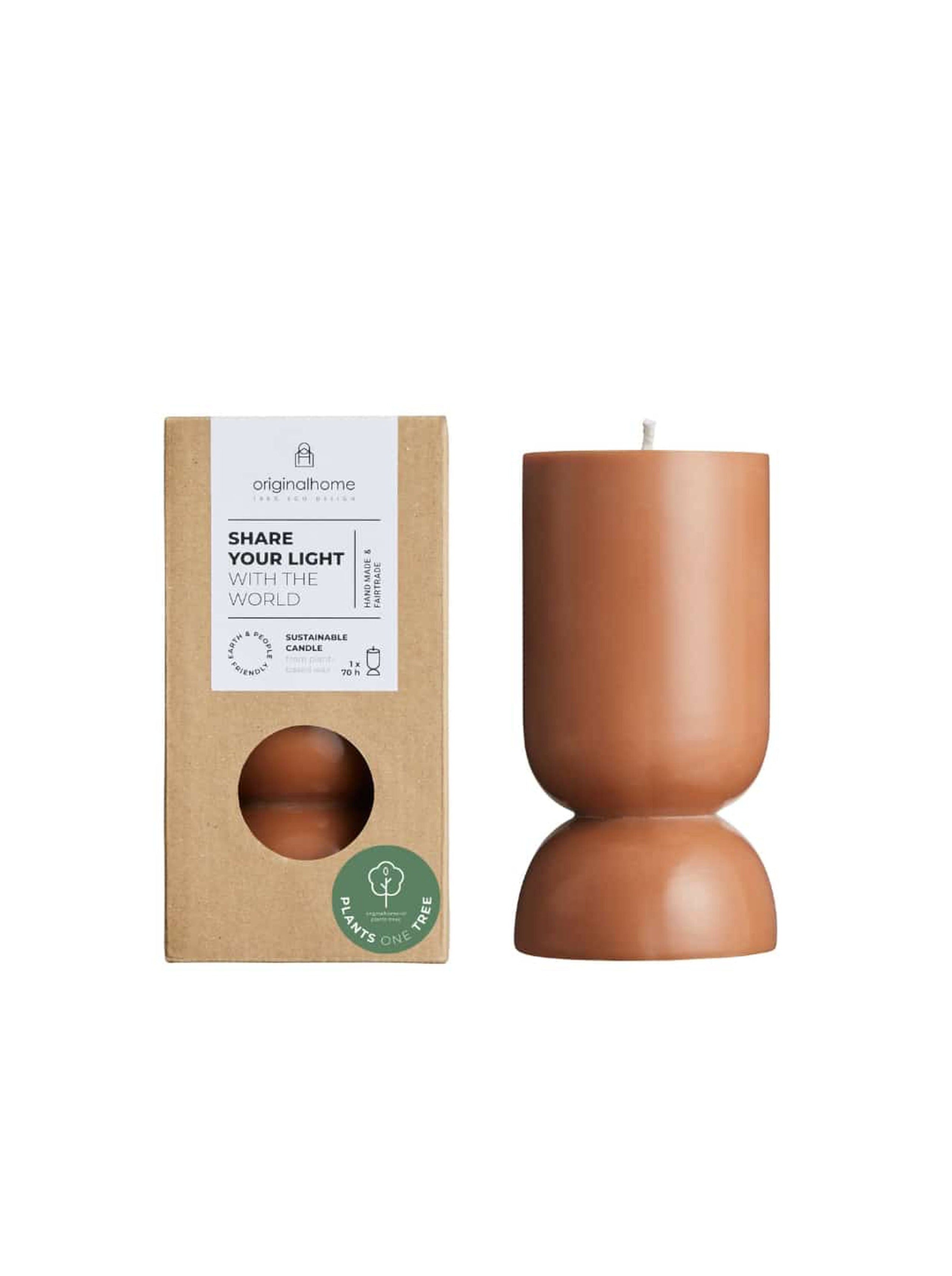 Sculptural Organic Candle - Small - 4 Colours Available