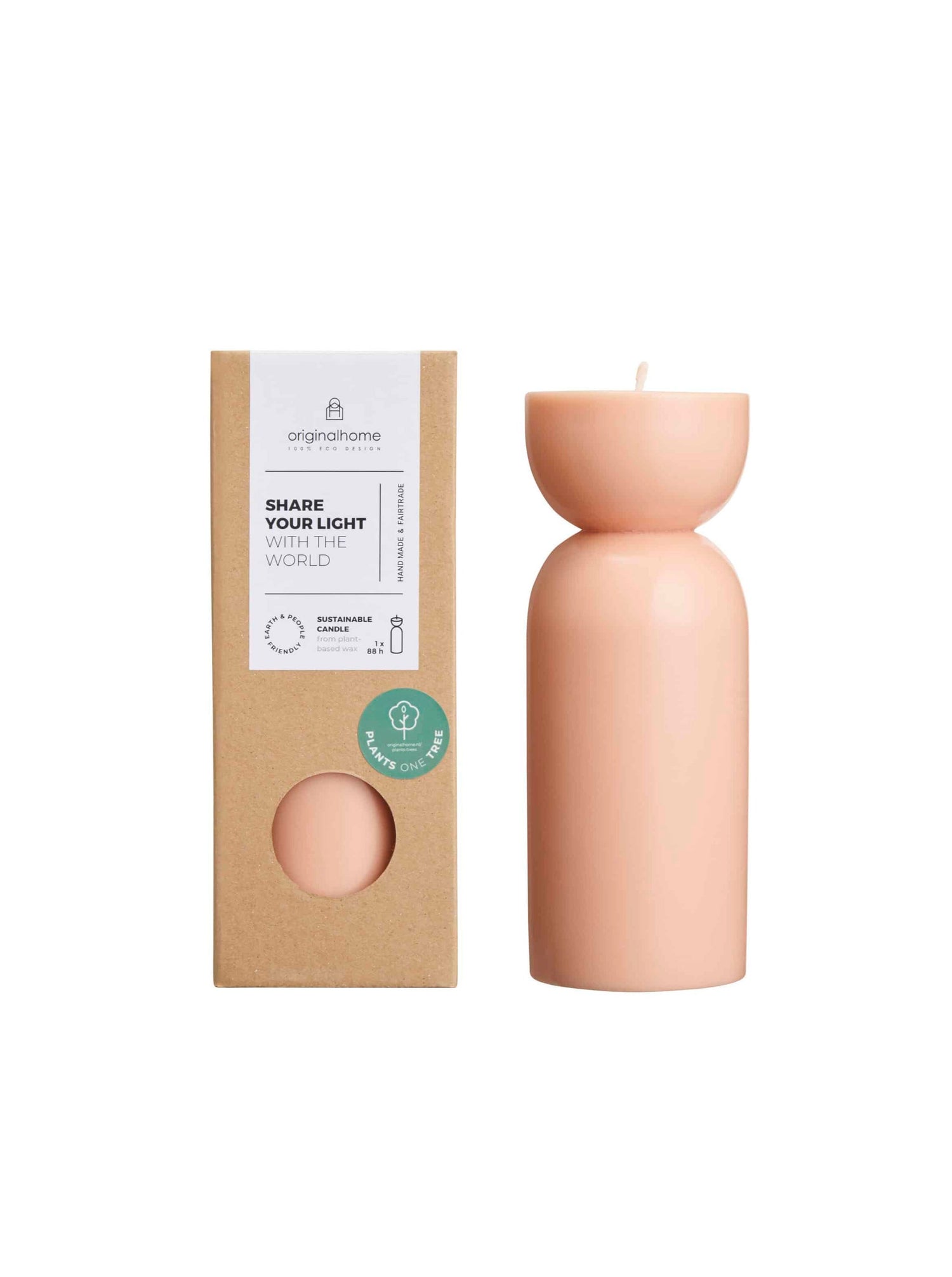 Sculptural Organic Candle - Medium - 4 Colours Available