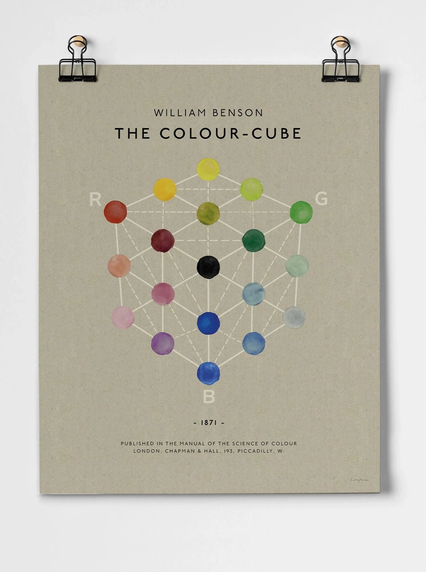 The Colour Cube - A3 Giclee Print