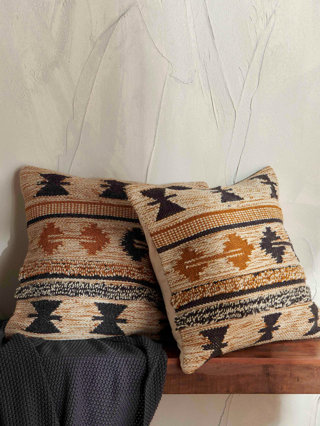 Tussi Ami Wool Square Cushion