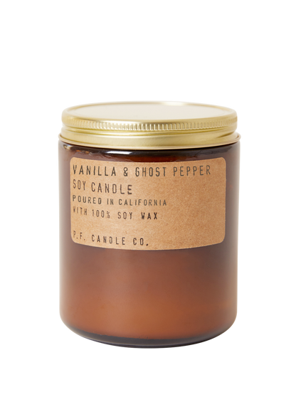 Vanilla and Ghost Pepper Scented 7.2oz Soy Candle