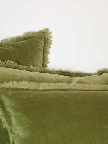 Fara Cushion - Eucalyptus Green - 3 Sizes Avaliable