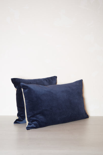 Elise Velvet Cushion - Cobalt - 2 Sizes Avaliable