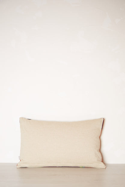 Babka Embroidered Cushion - Petrol -