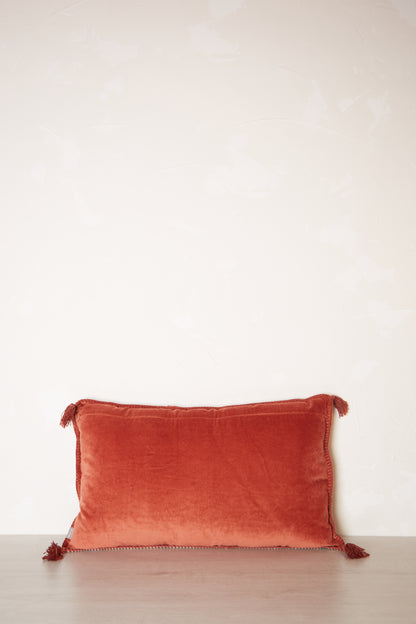 Dusko Embroidered Cushion - Sienne-