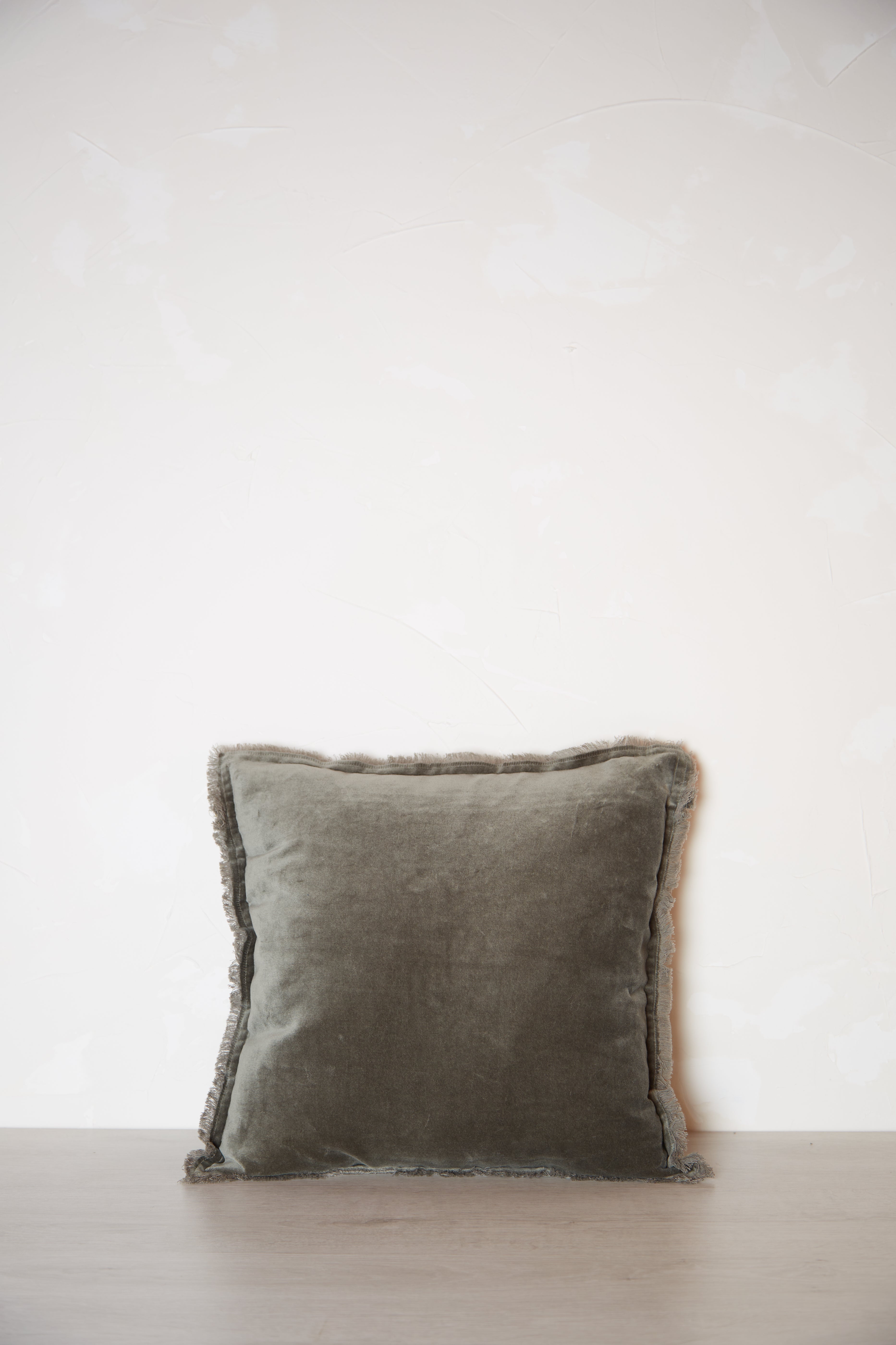 Fara Cushion - Thyme Green - 3 Sizes Avaliable