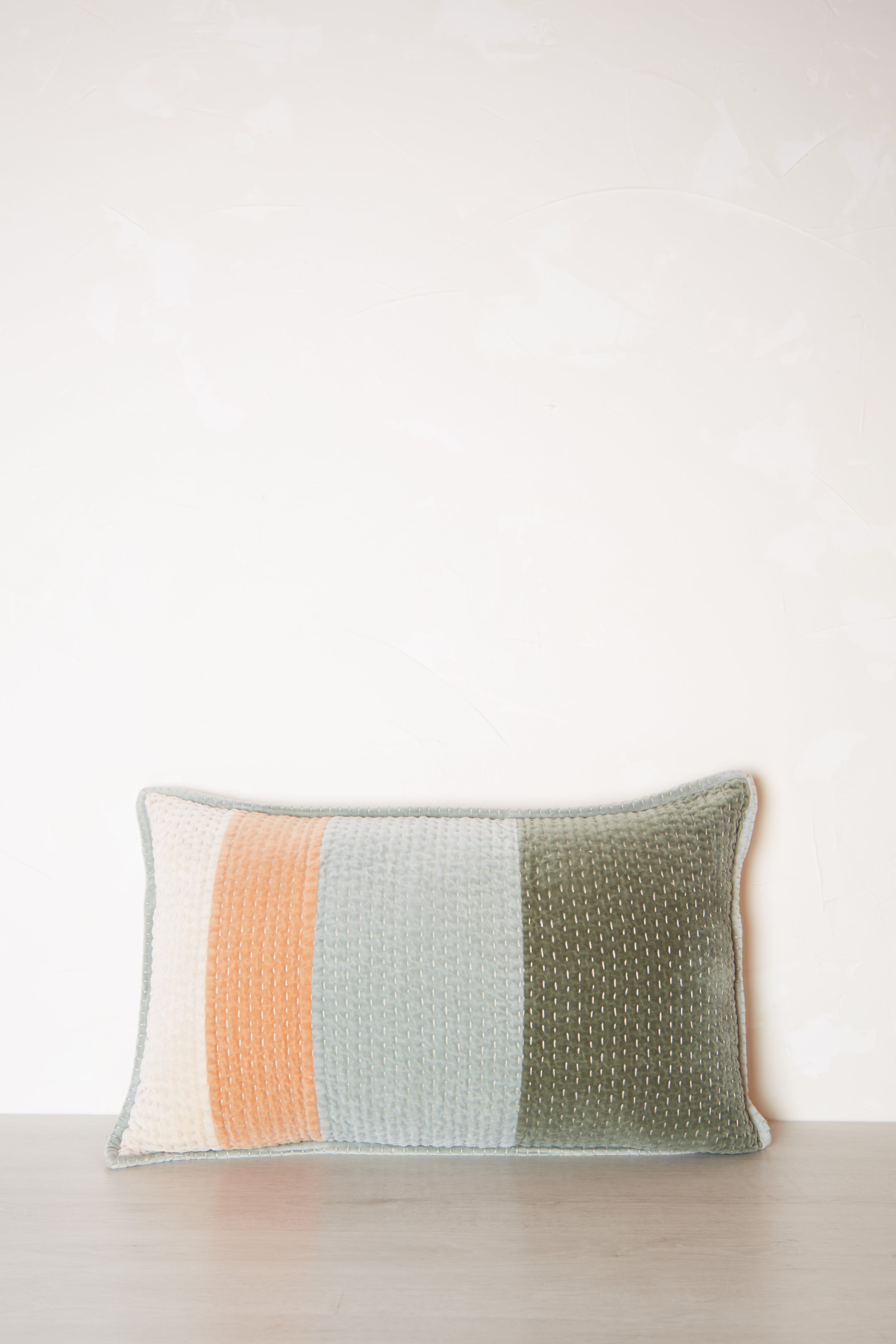 Elise Velvet Cushion - Patterned -