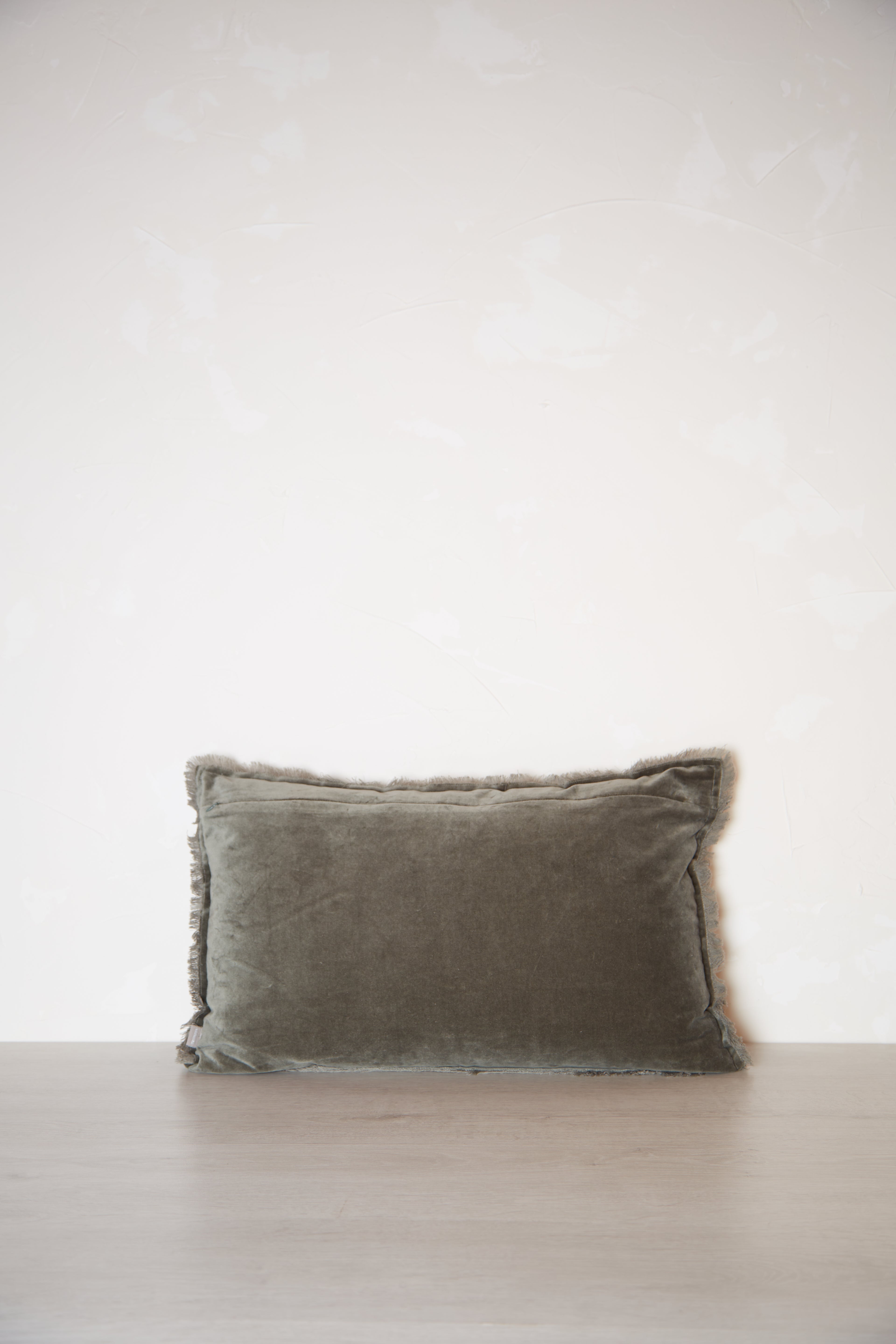 Fara Cushion - Thyme Green - 3 Sizes Avaliable