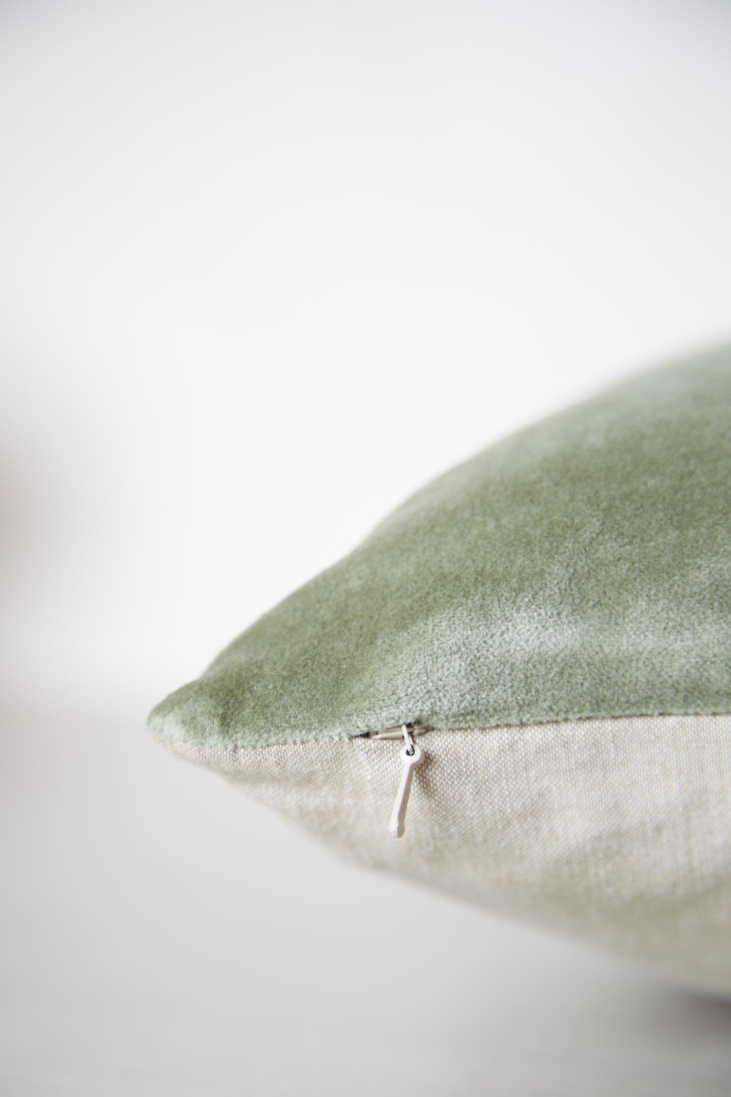 Elise Velvet Cushion - Verveine - 2 Sizes Available