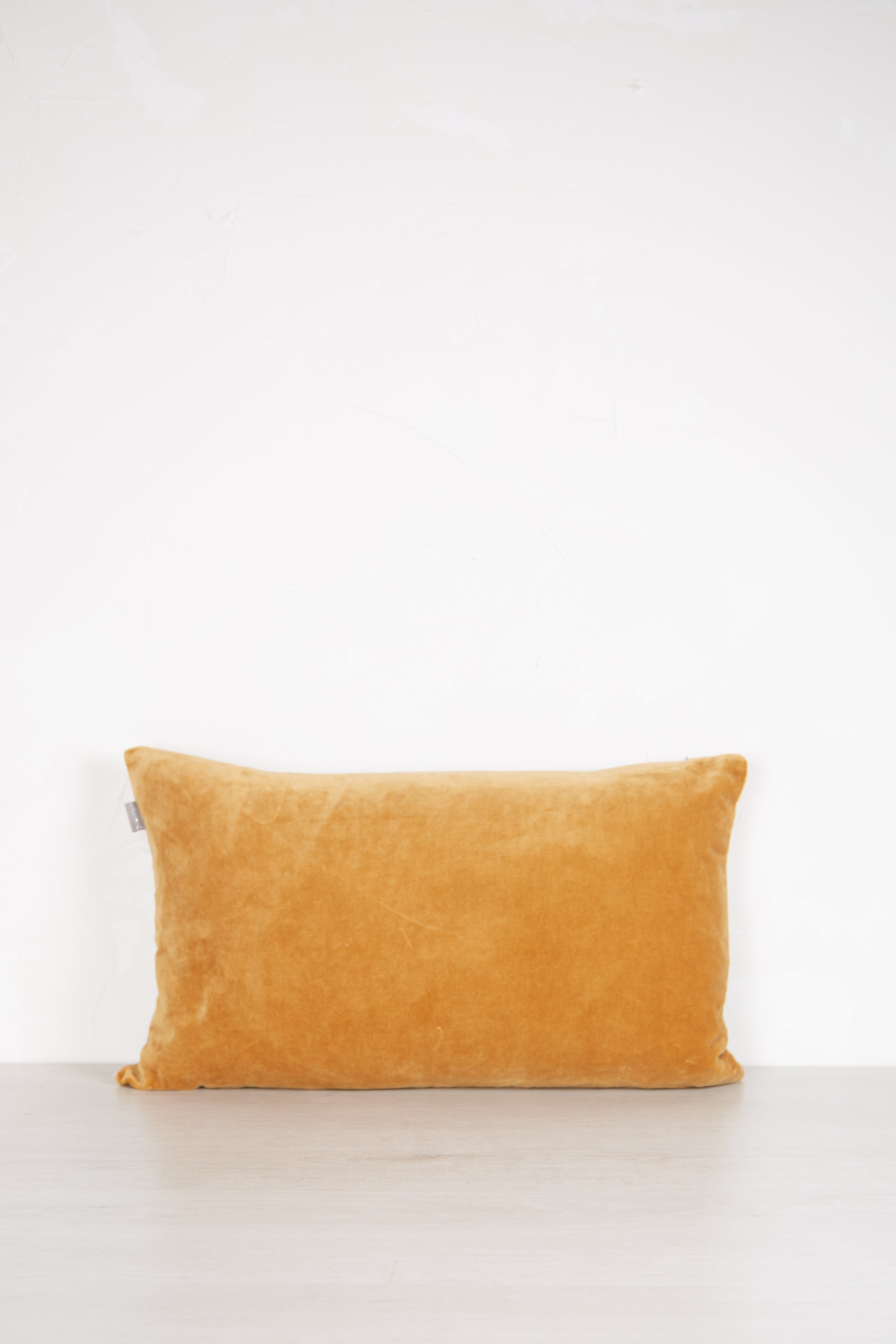 Elise Velvet Cushion Ochre