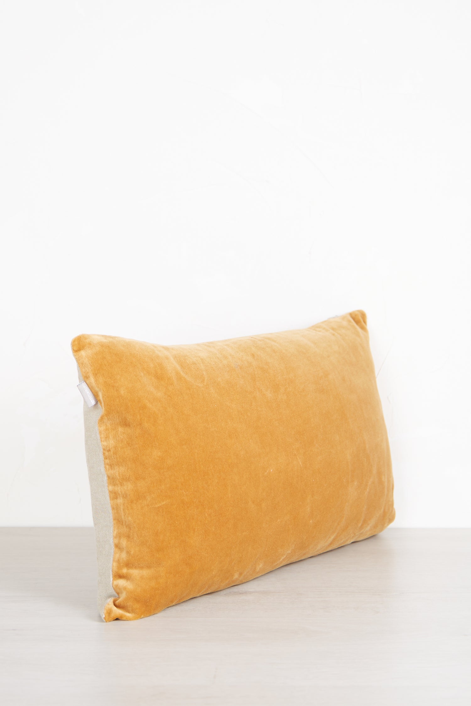 Elise Velvet Cushion Ochre