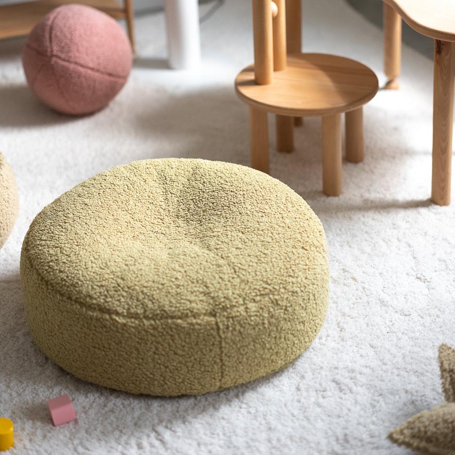 Teddy Beanbag Ottoman - 3 Colour Options Available