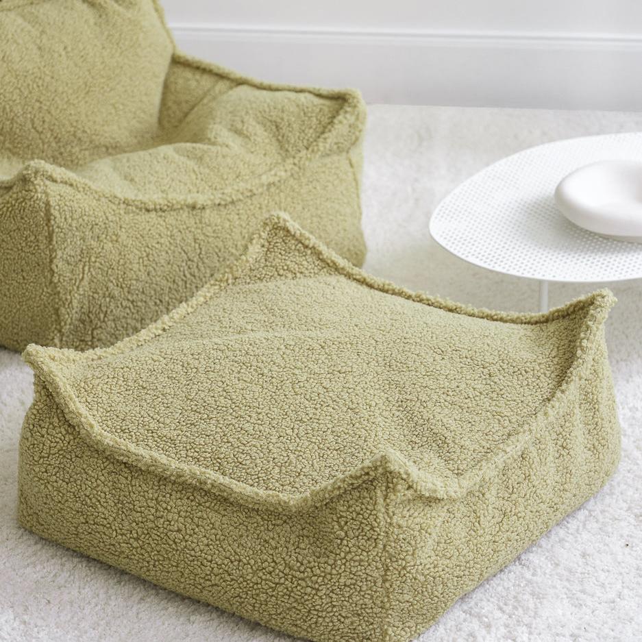 Teddy Beanbag Ottoman - 5 Colour Options Available