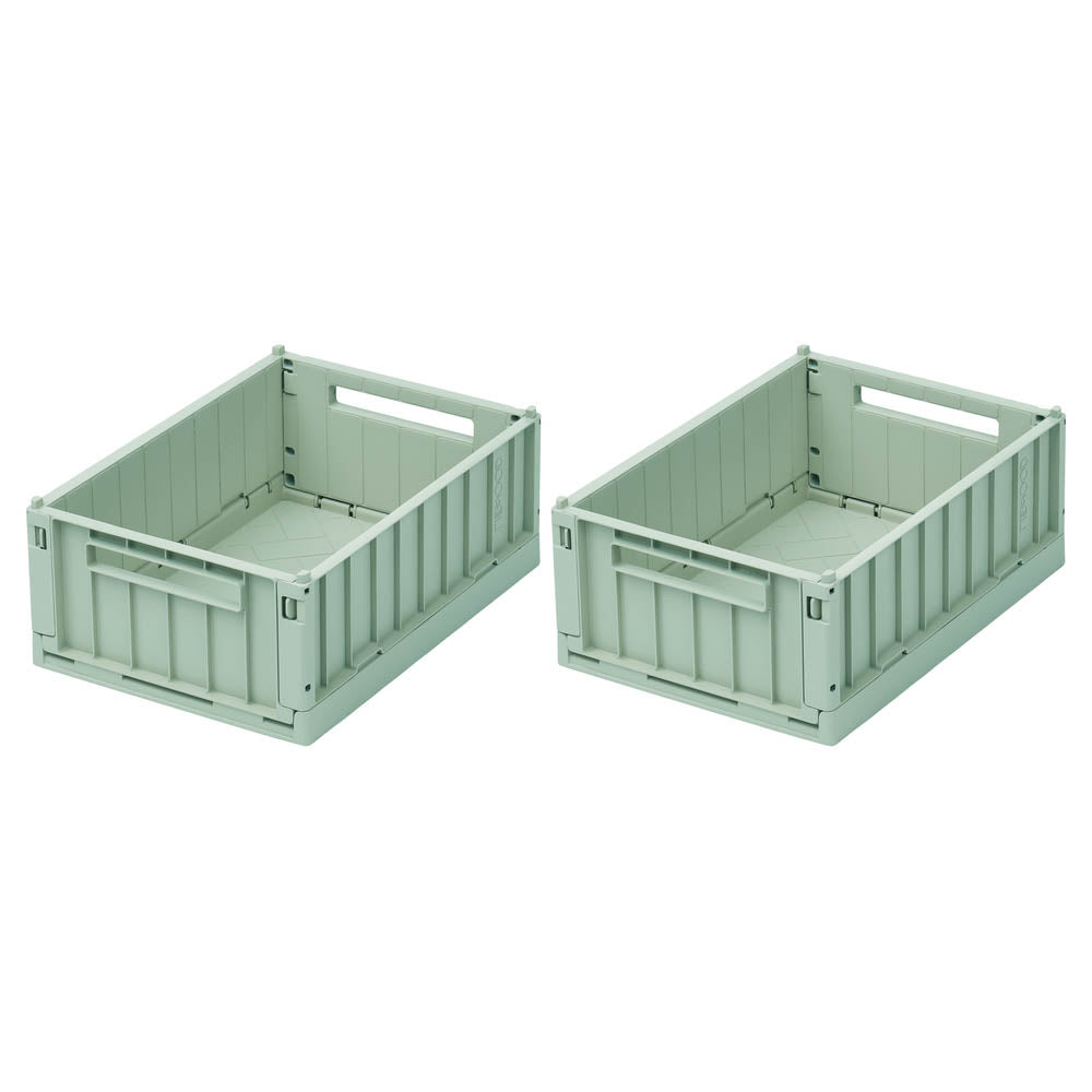 Weston Small Storage Box - Peppermint - 2 pack