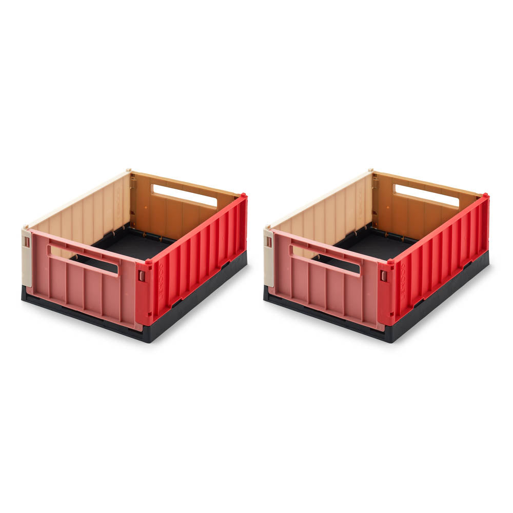 Weston Small Storage Box - Multi Mix - 2 pack