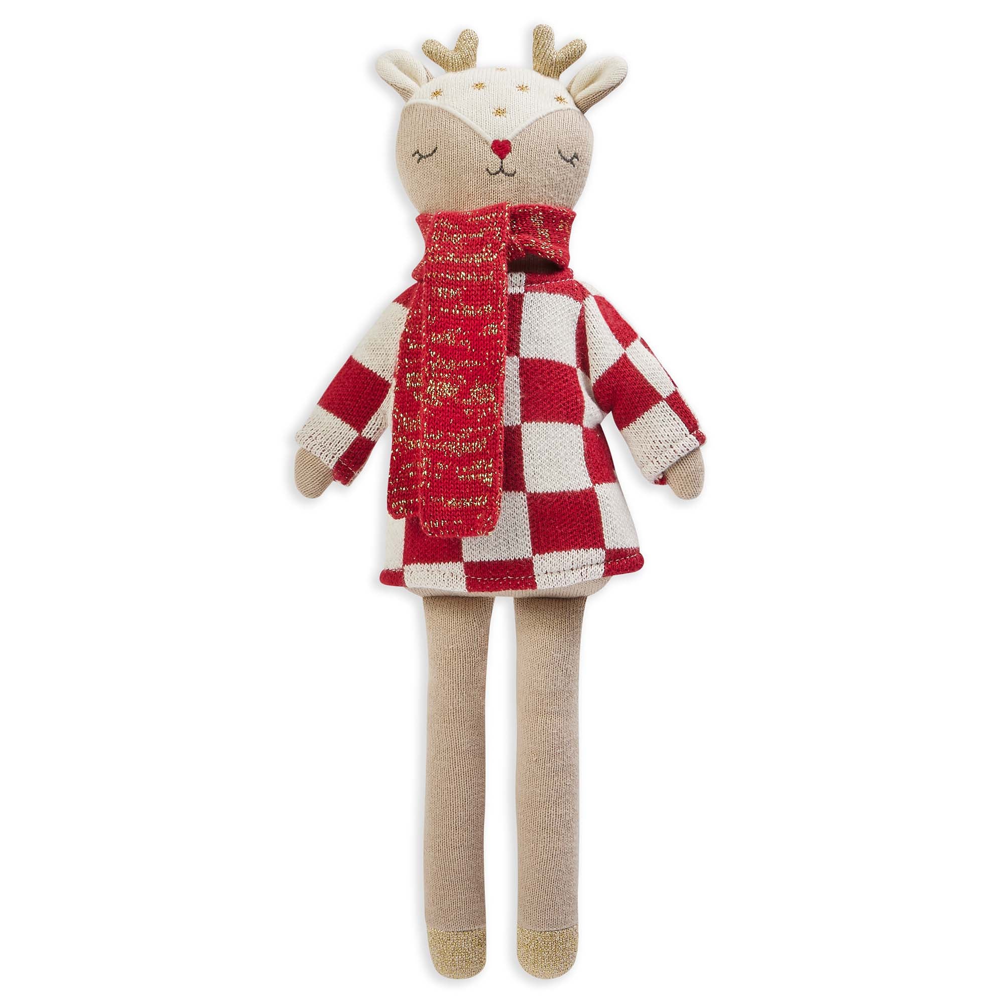 Knitted Reindeer Toy