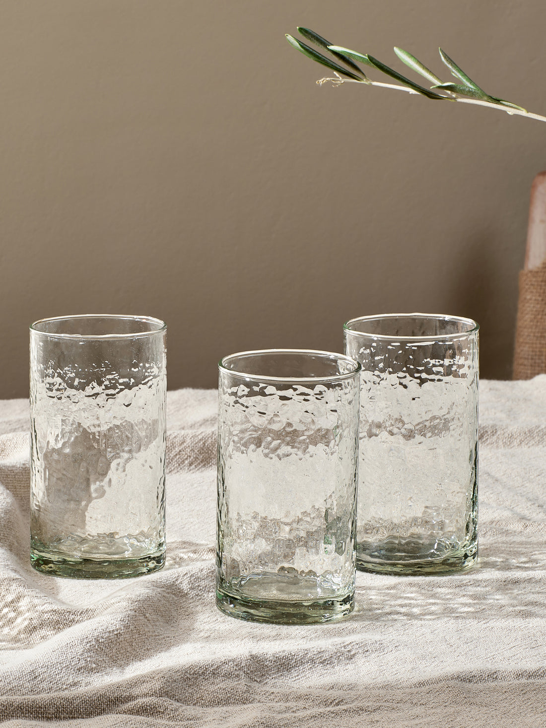 Yala Hammered Highball Glass