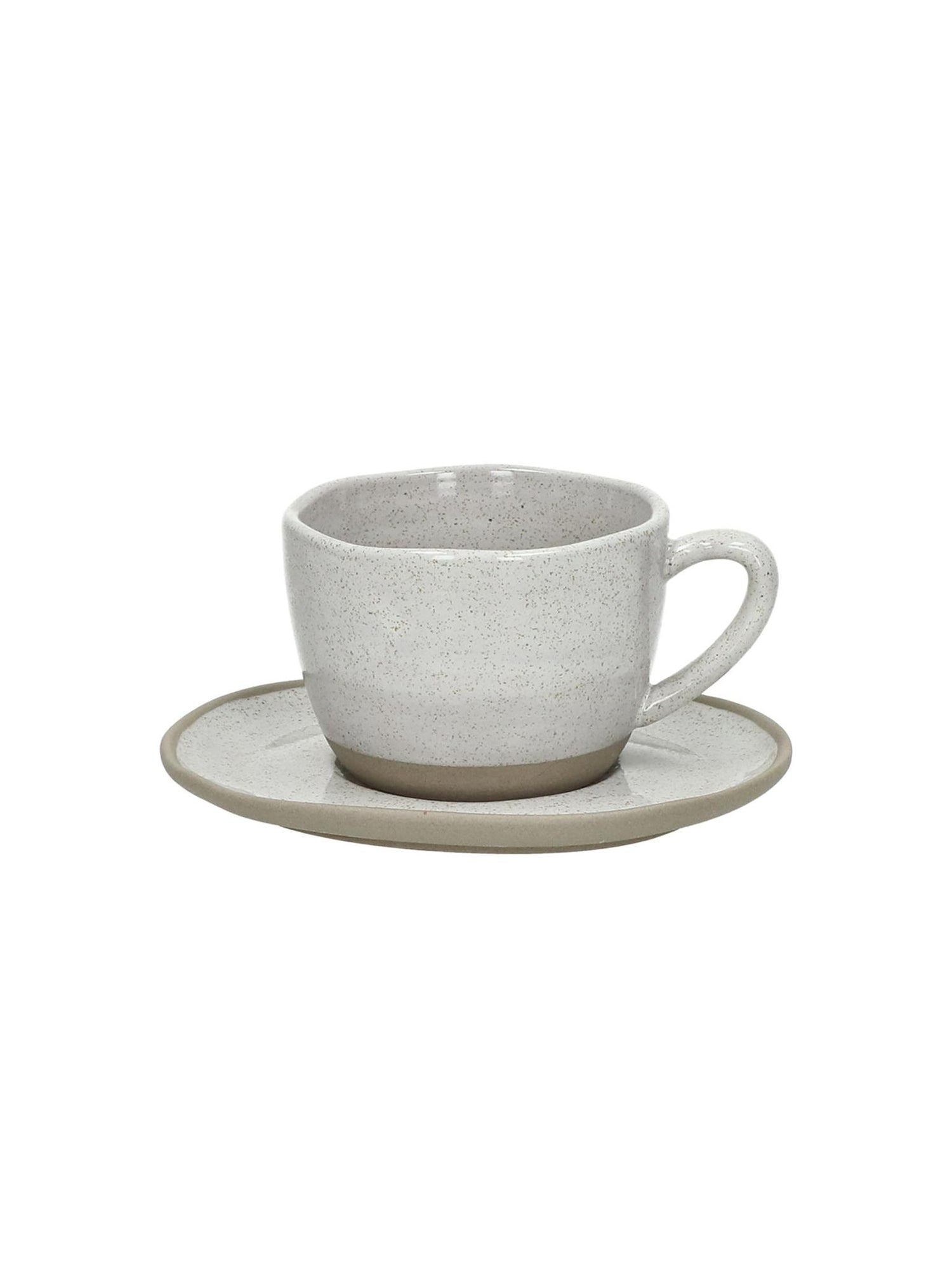 Primeval Porcelain Cup &amp; Saucer - 2 Colours Available L 11,4 x W 10 x H 5,8