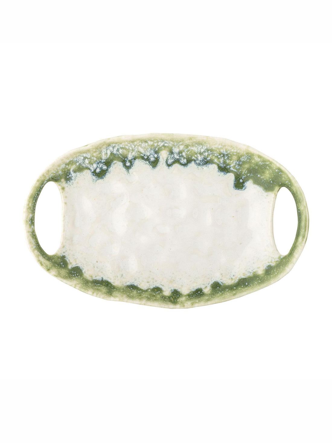 Prim Serving Plate - Green - Stoneware