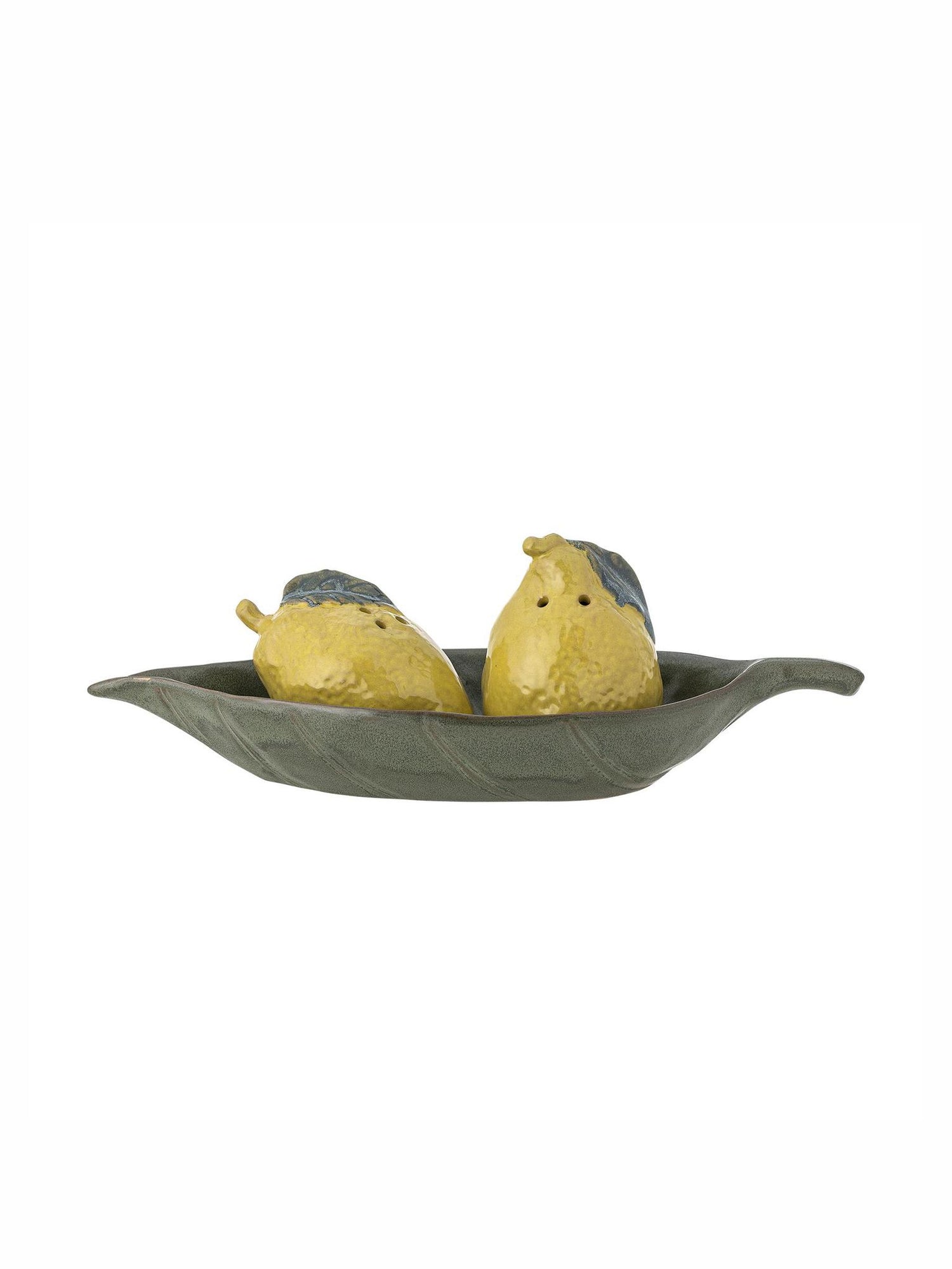 Limone Salt &amp; Pepper Shaker Set - Yellow - Stoneware