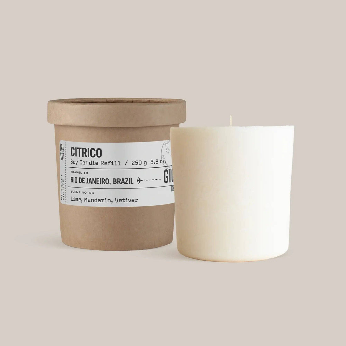 Citrico Scented Candle Refill