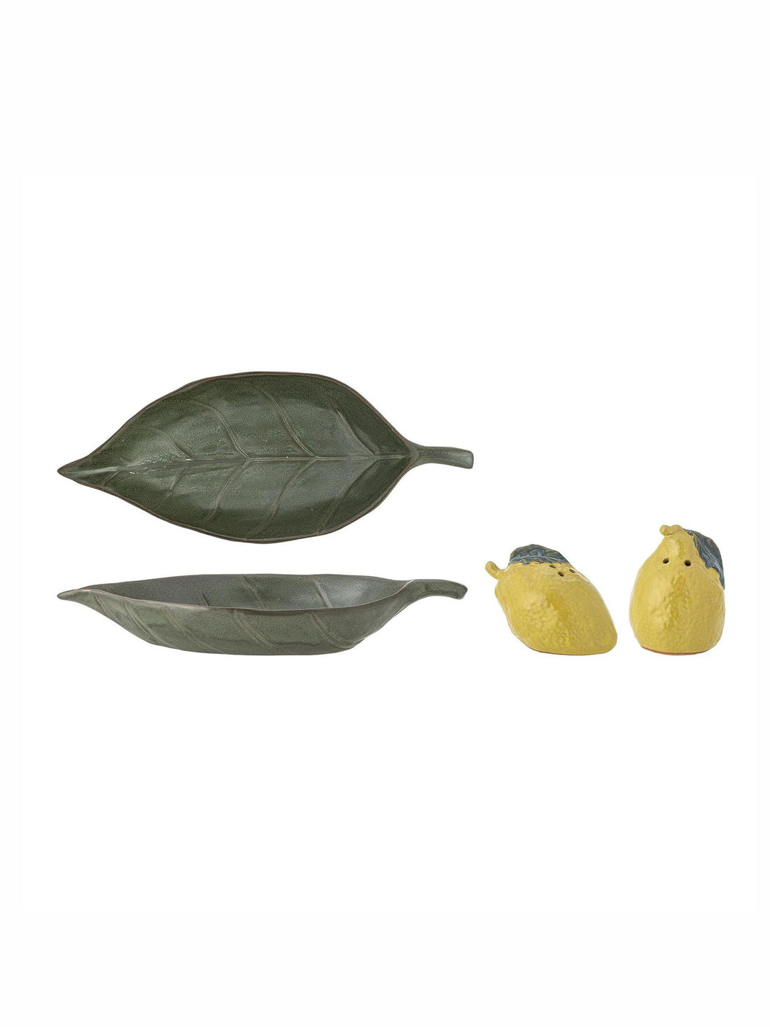 Limone Salt &amp; Pepper Shaker Set - Yellow - Stoneware