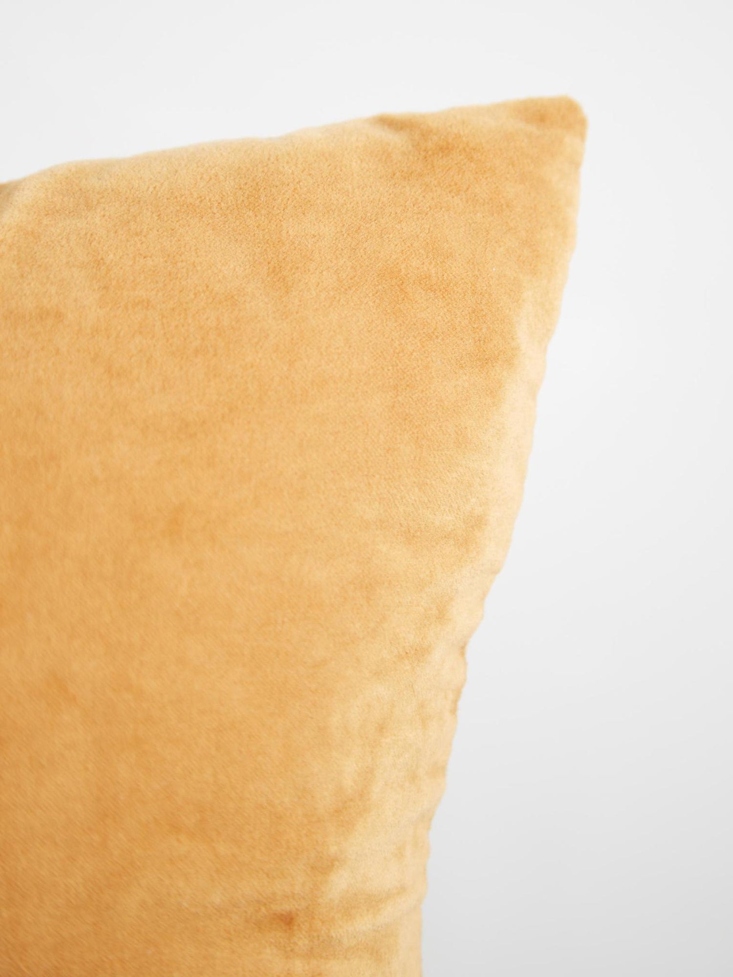 Elise Velvet Cushion - Ochre - 2 Sizes Available