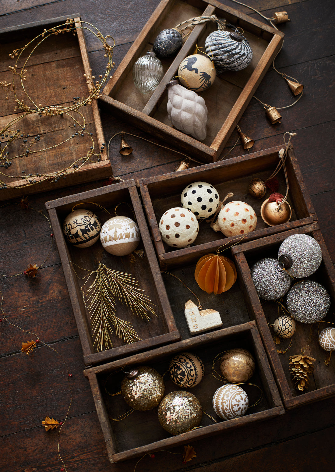 Handmade Paper Mache Ball Decoration