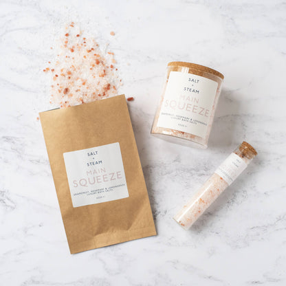 Main Squeeze - Grapefruit &amp; Rosemary Bath Salts 80g &amp; 432g