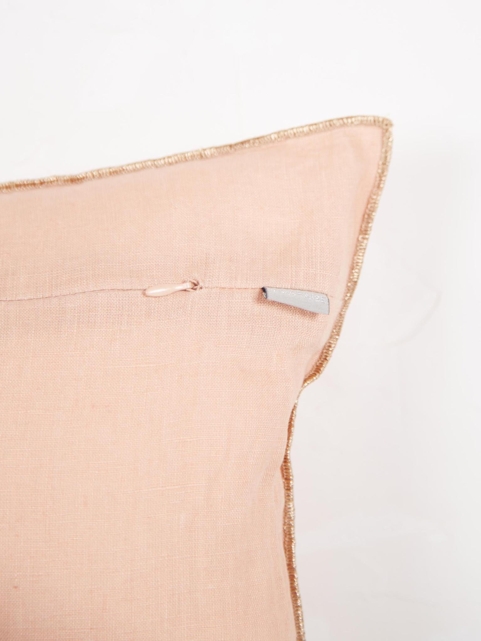 Zeff Celeste Linen 30x50cm Cushion - Sugared Plum