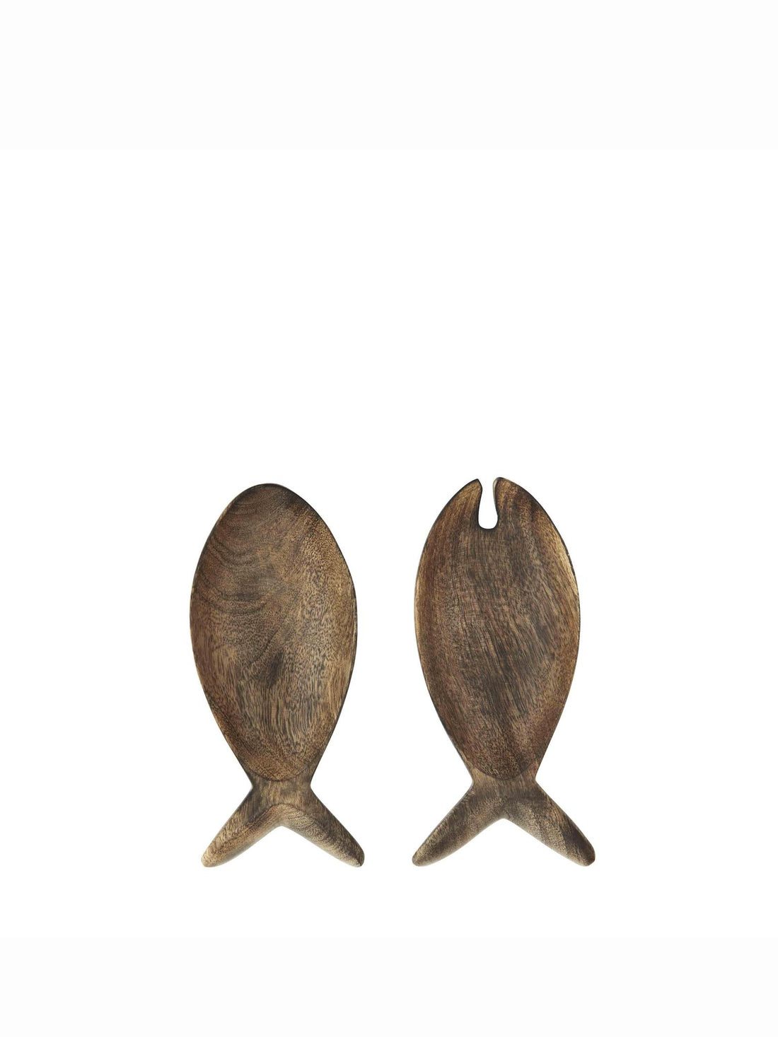 Hand Carved Wooden Serving Set