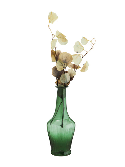 Green Recycled Glass Bottle Vase