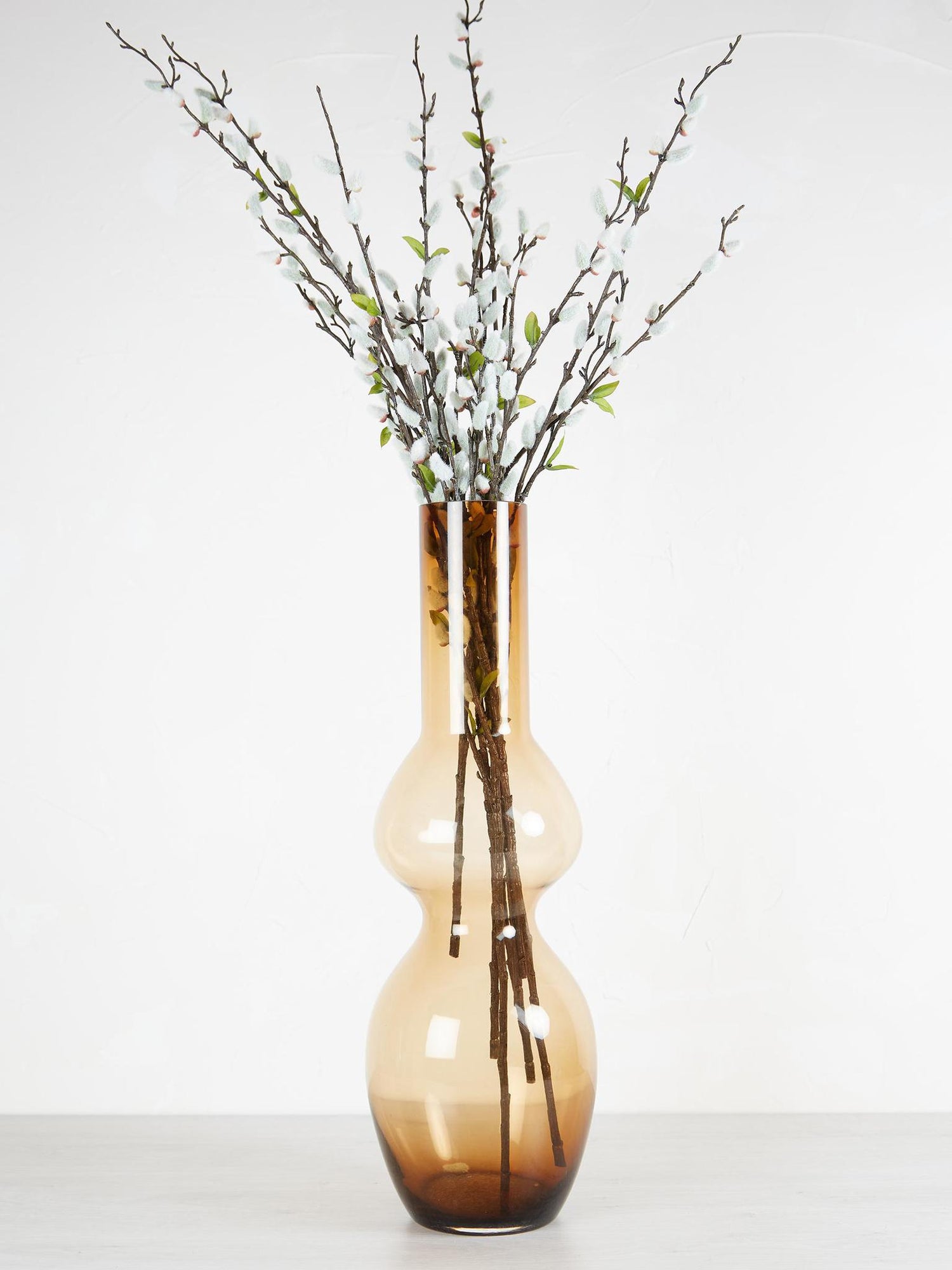 Large Joly Brown Glass Vase