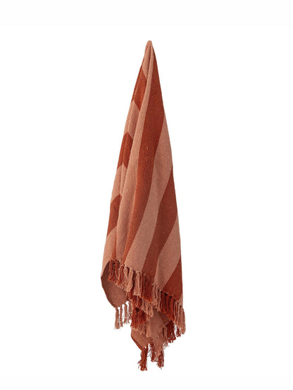 Frello Throw - Orange - Recycled Cotton