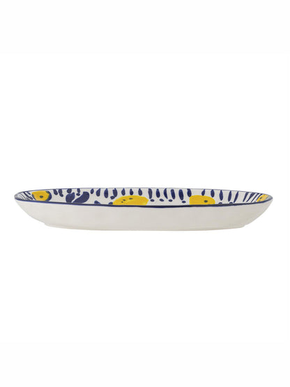 Maxima Serving Plate, Blue, Stoneware